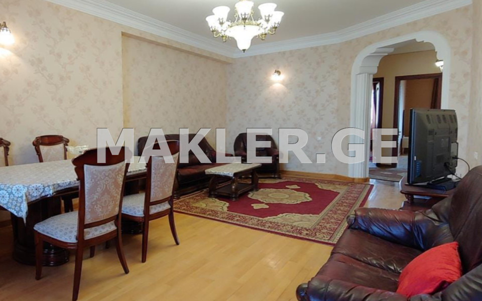  For Rent 4 room  Apartment in Saburtalo dist.  in Vazha-pshavela avenue 