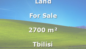For Sale 2700 m² space Land in Kojori