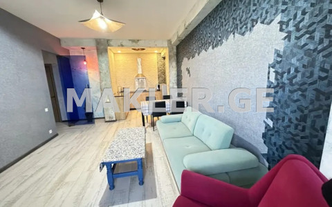  For Rent 2 room  Apartment in Saburtalo dist.  in Tsagareli st. 