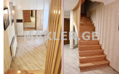  ქირავდება 7 ოთახიანი  ბინა ვერაზე  გუდაურის ქუჩაზე 