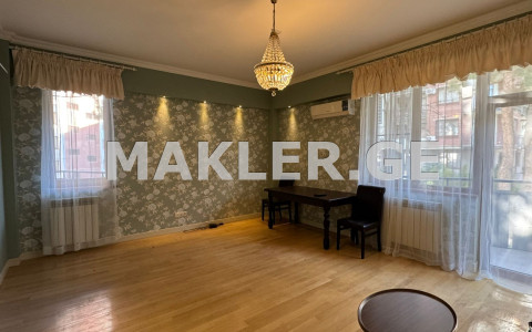  For Rent 3 room  Apartment in Vake dist.  in I. Chavchavadze Ave. 