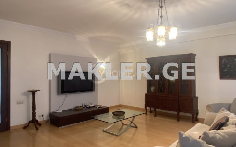  For Rent 3 room  Apartment in Vake dist.  in Kavsadze st. 