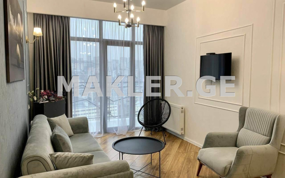  Сдаётся 2 комнатная  Квартира в Сабуртало  на ул. Ана Политковская 