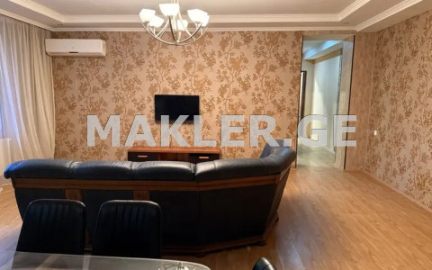  For Rent 3 room  Apartment in Vake dist.  in N. Djvania st. 