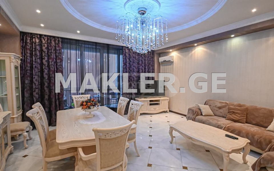  For Rent 4 room  Apartment in Saburtalo dist.  in Al. Kazbegi Ave. 