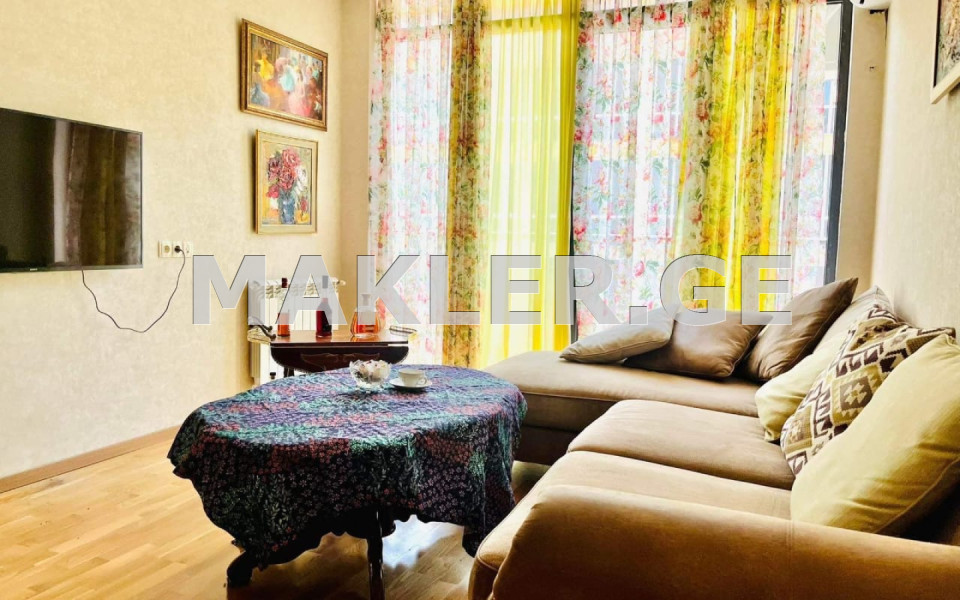  להשכרה 2 חֶדֶר  דִירָה in Saburtalo dist.  in Kavtaradze st. 