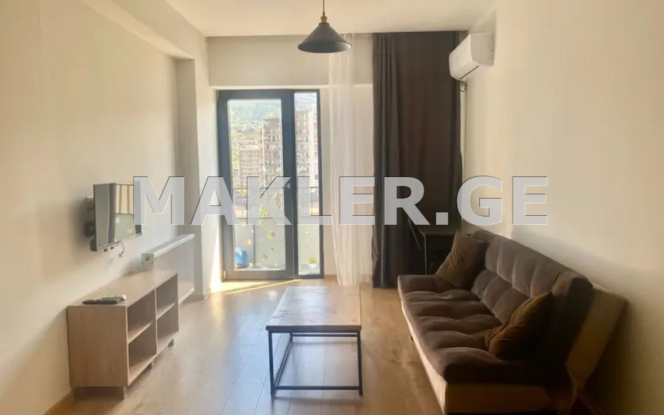  ქირავდება 2 ოთახიანი  ბინა საბურთალოზე  ეულის ქუჩაზე 