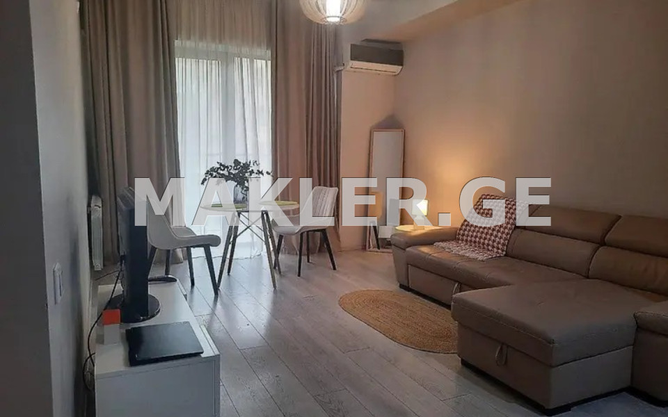  Сдаётся 2 комнатная  Квартира в Сабуртало  на пр. Ал. Казбеги 