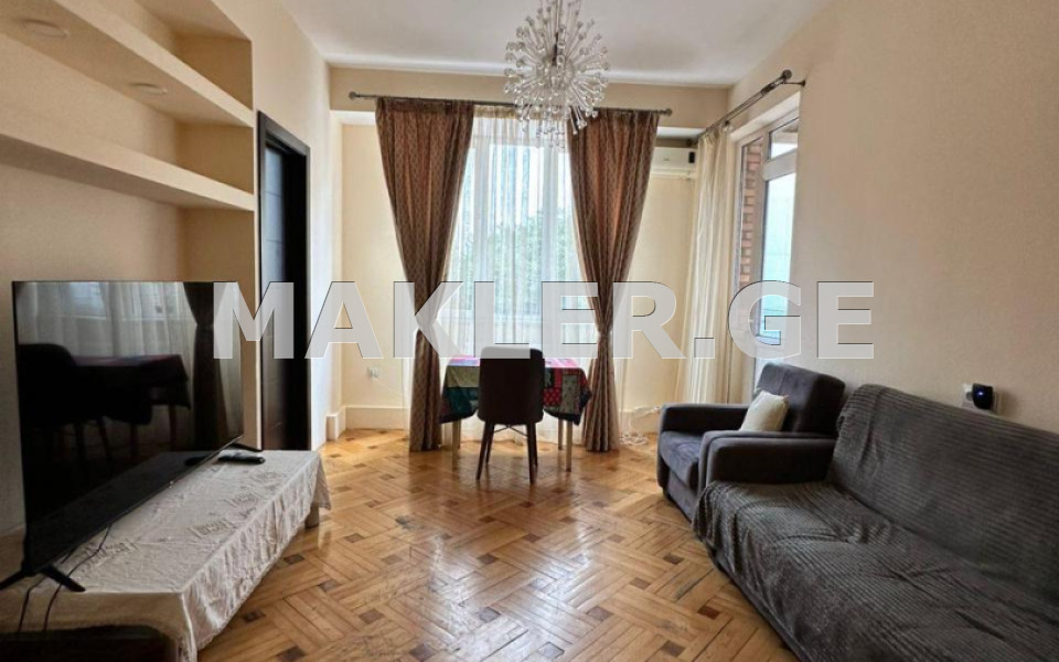  For Rent 3 room  Apartment in Mtatsminda dist. (Old Tbilisi)  in Mtatsminda st. 