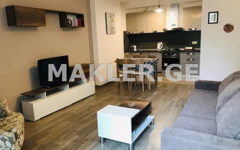  Сдаётся 2 комнатная  Квартира в Сабуртало  на ул. Картозиа 