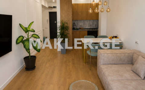  For Rent 3 room  Apartment in Bagebi dist.  in Tskneti highway 