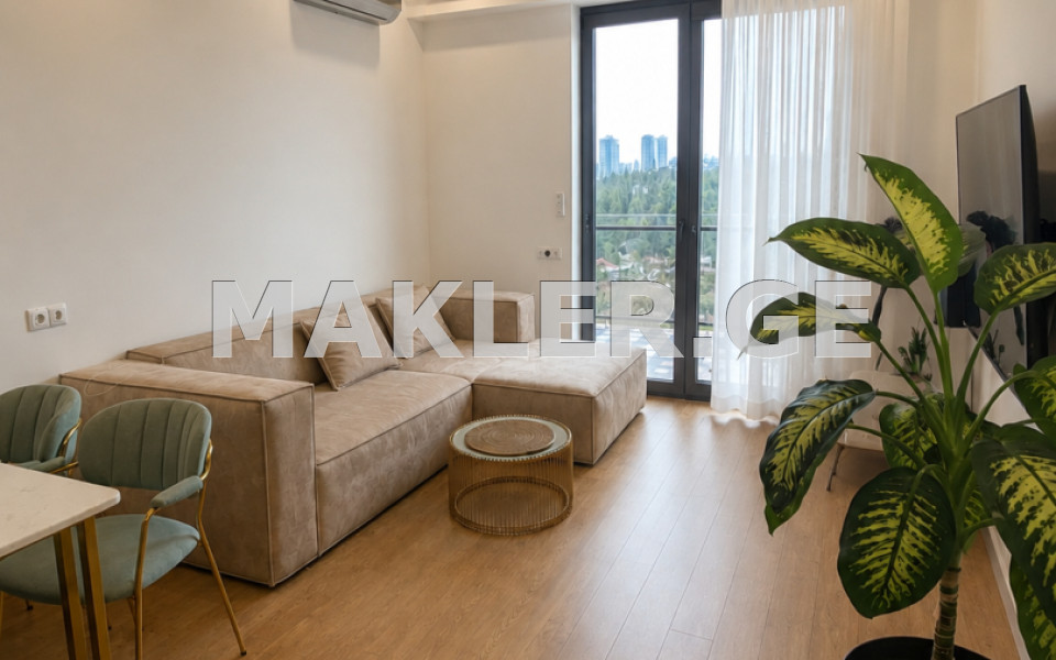  For Rent 3 room  Apartment in Bagebi dist.  in Tskneti highway 
