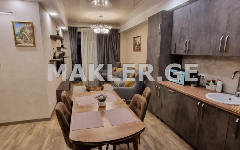  For Rent 3 room  Apartment in Nutsubidze plateau  in E. Amashukeli st. 