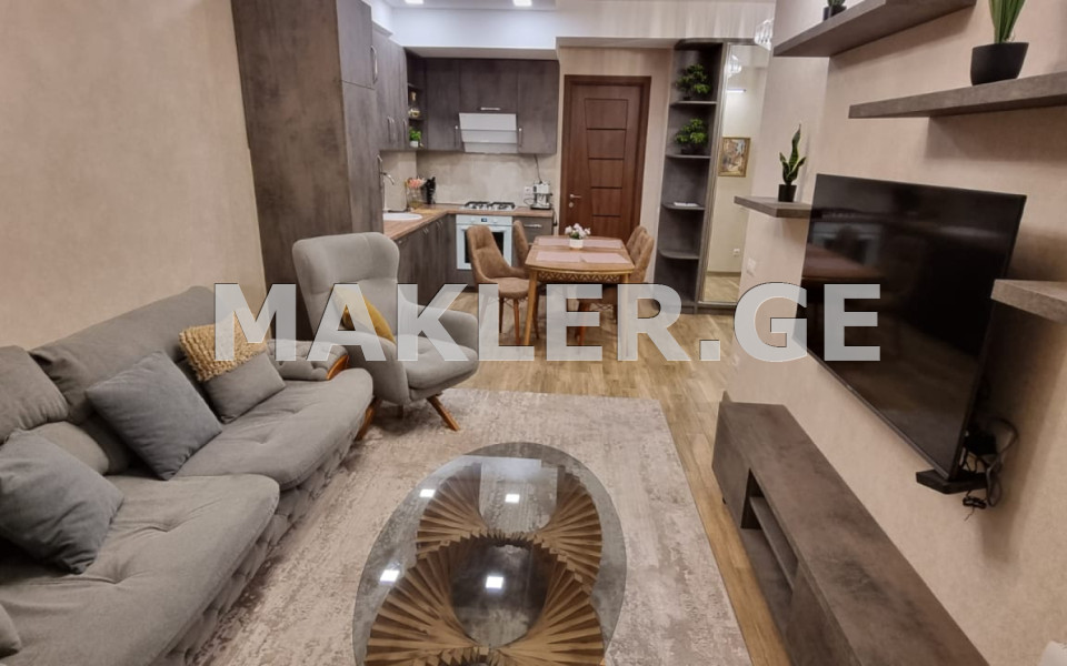  For Rent 3 room  Apartment in Nutsubidze plateau  in E. Amashukeli st. 