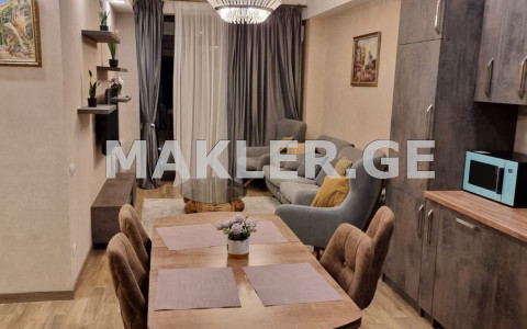  For Rent 3 room  Apartment in Nutsubidze plateau  in E. Amashukeli st. 