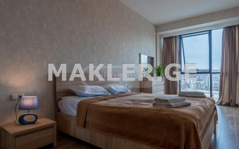  For Rent 2 room  Apartment in Saburtalo dist.  in Chabukiani st. 