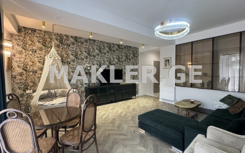  For Rent 3 room  Apartment in Vake dist.  in N. Djvania st. 