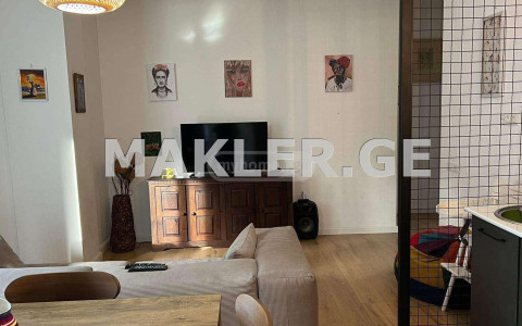  For Rent 3 room  Apartment in Vake dist.  in N. Djvania st. 