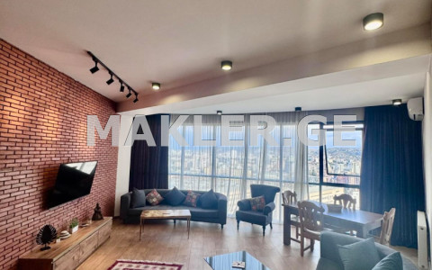  Kiralık 2 room  Daire in Saburtalo dist.  on Kostava st. 