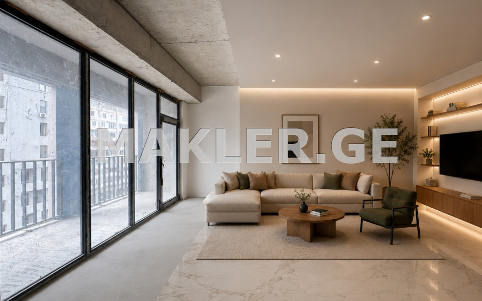  For Sale Under construction Apartment in Vake dist.  in Kipshidze st. 