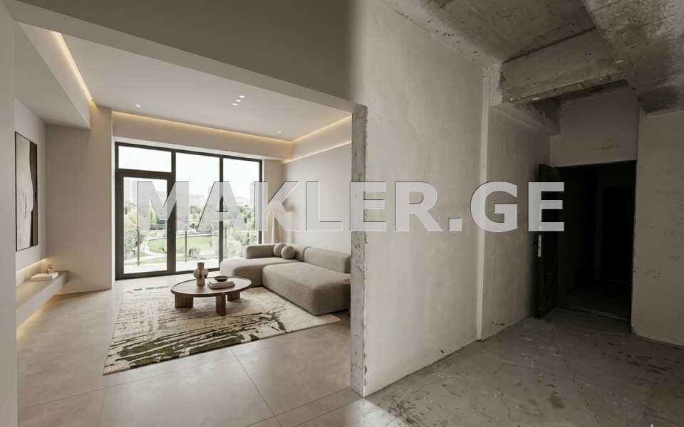  For Sale Under construction Apartment in Vake dist.  in Kipshidze st. 