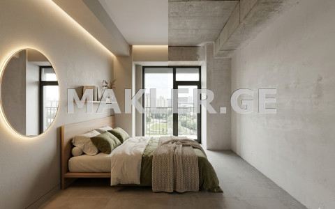  For Sale Under construction Apartment in Vake dist.  in Kipshidze st. 
