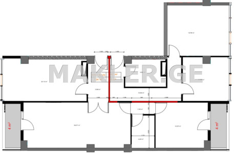  იყიდება მშენებარე ბინა ვაკეში  ყიფშიძის ქუჩაზე 