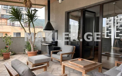  For Rent 5 room  Apartment in Vake dist.  in L. Mikheladze .st 