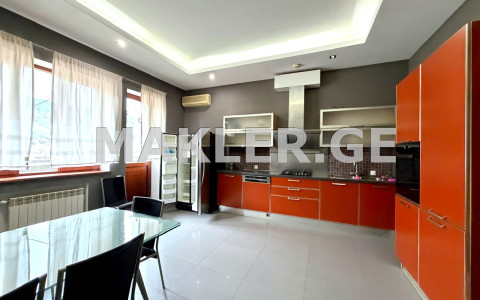  For Rent 5 room  Apartment in Vake dist.  in L. Mikheladze .st 