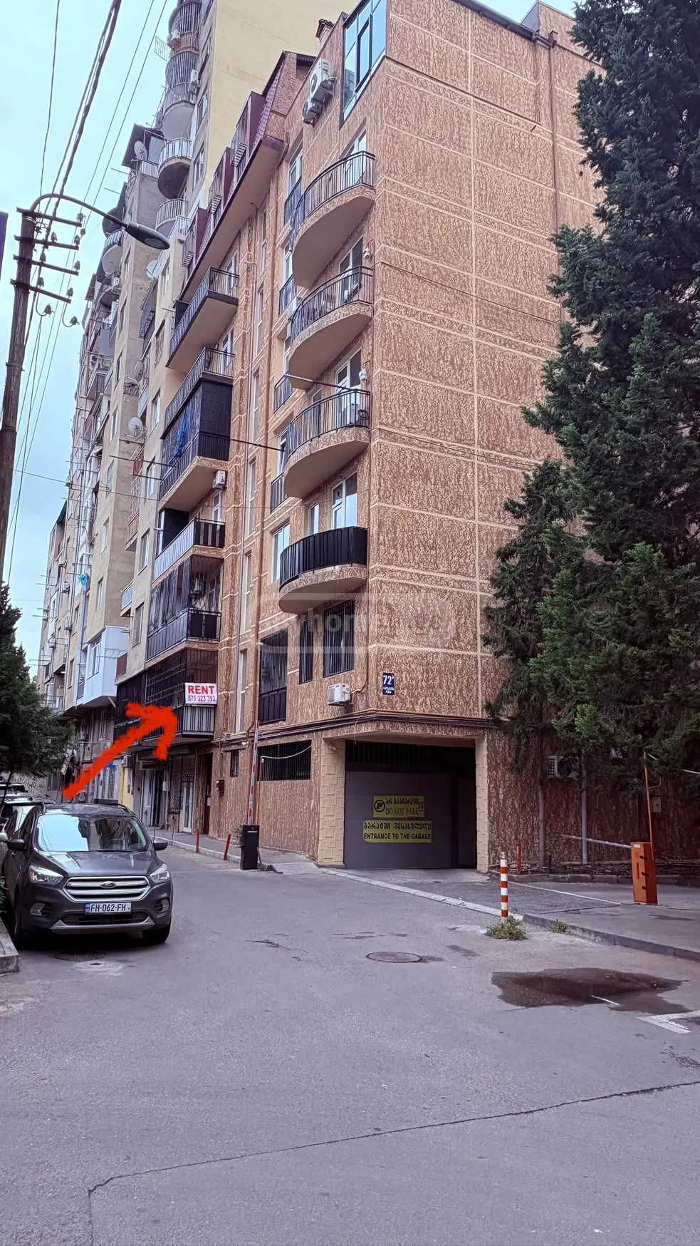 ქირავდება 3 ოთახიანი  ბინა საბურთალოზე