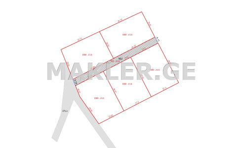  იყიდება 1080 m² ფართობის მიწა ტაბახმელაში