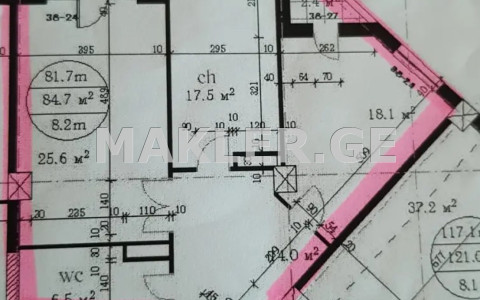  Satılık 2   Daire in Saburtalo dist.  in Shartava st. 