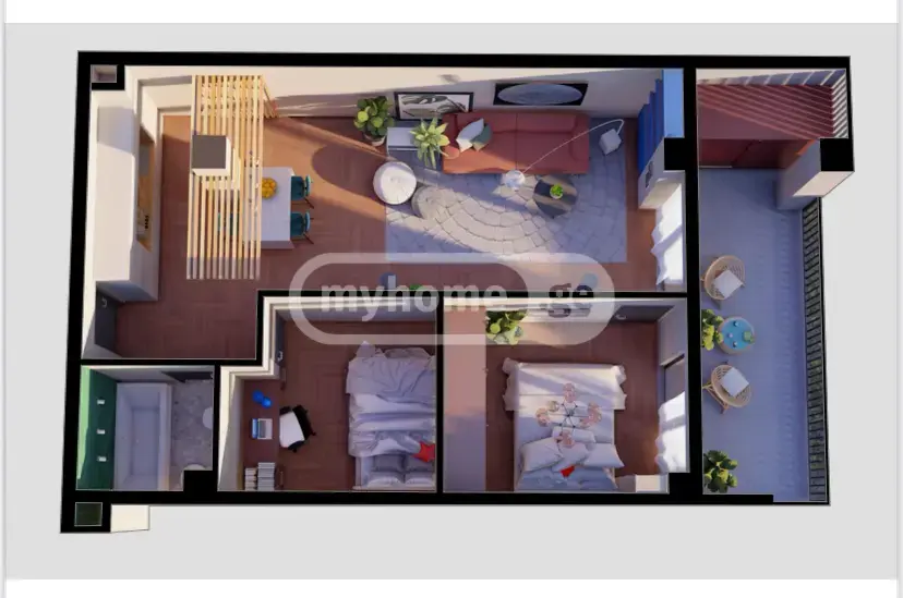 Satılık 3   Daire in Vake dist.