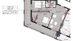 იყიდება 3 ოთახიანი  ბინა ლისის ტბაზე