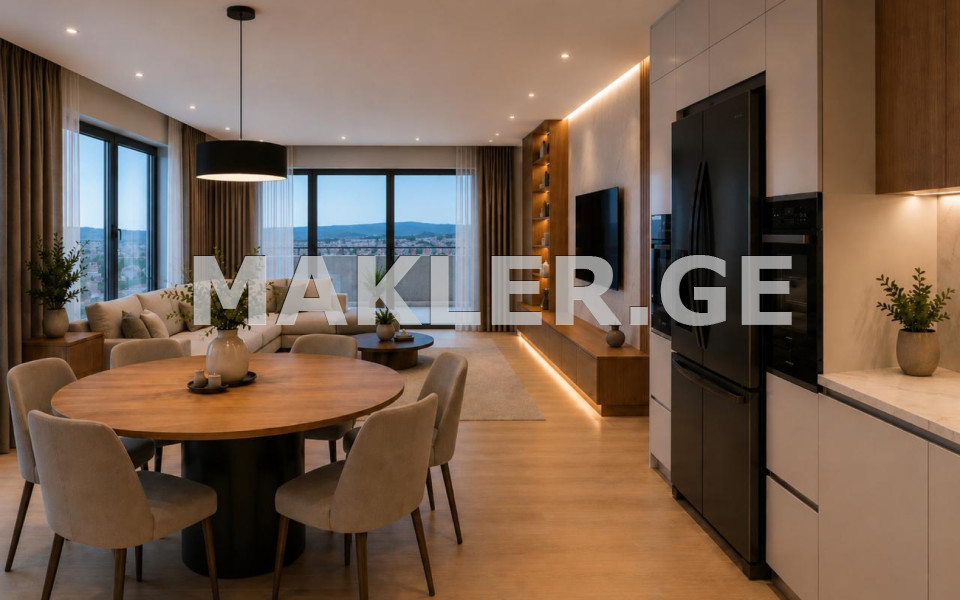  For Sale Under construction Apartment in Saburtalo dist.  in Vazha-pshavela avenue 
