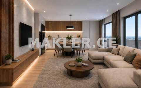  For Sale Under construction Apartment in Saburtalo dist.  in Vazha-pshavela avenue 