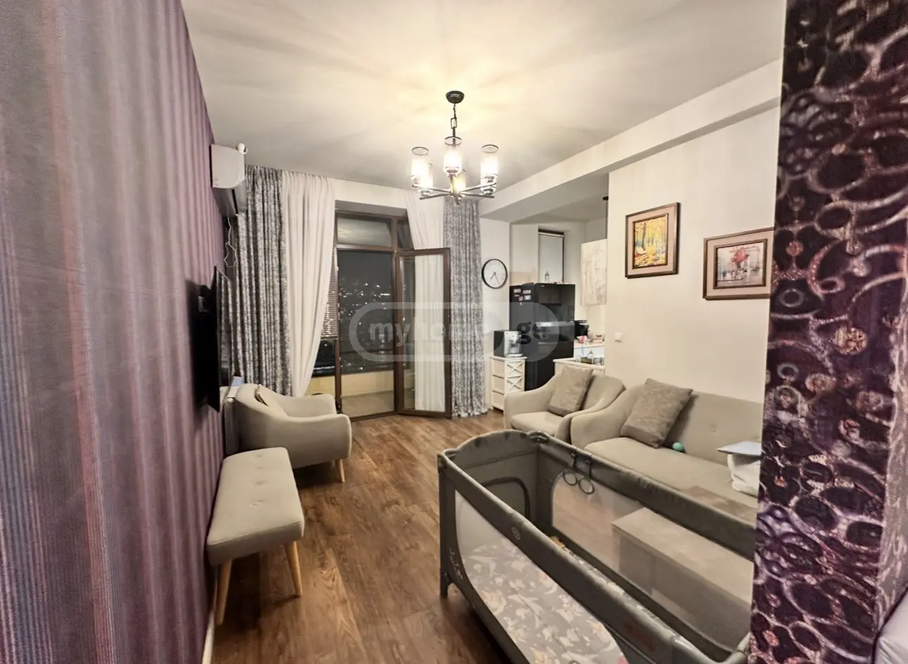  For Rent 2 room  Apartment in Saburtalo dist.  in Kavtaradze st. 