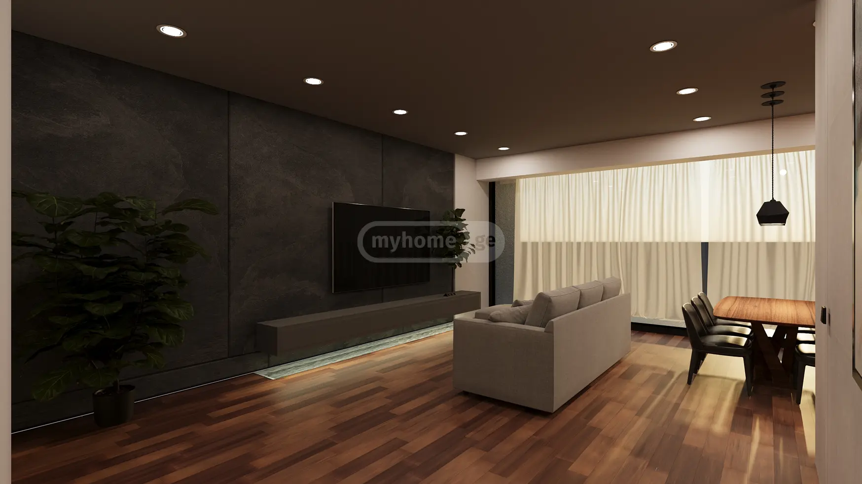  For Sale For Rent 3 room  Apartment in Vake dist.  in Paliashvili st. 