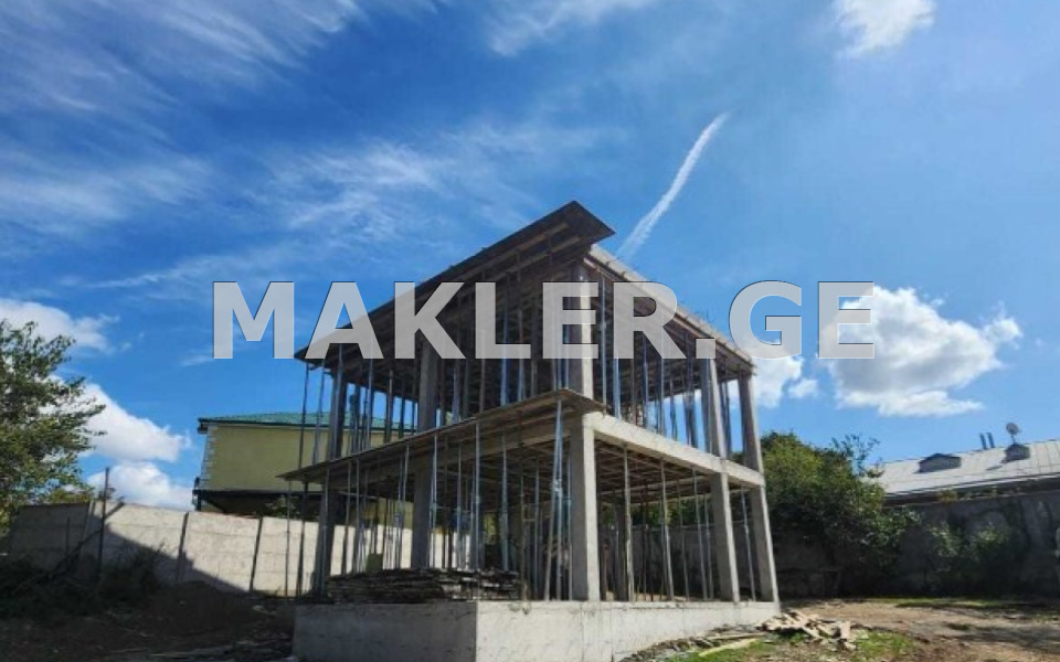  Продается Строящийся Частный дом в Сагурамо