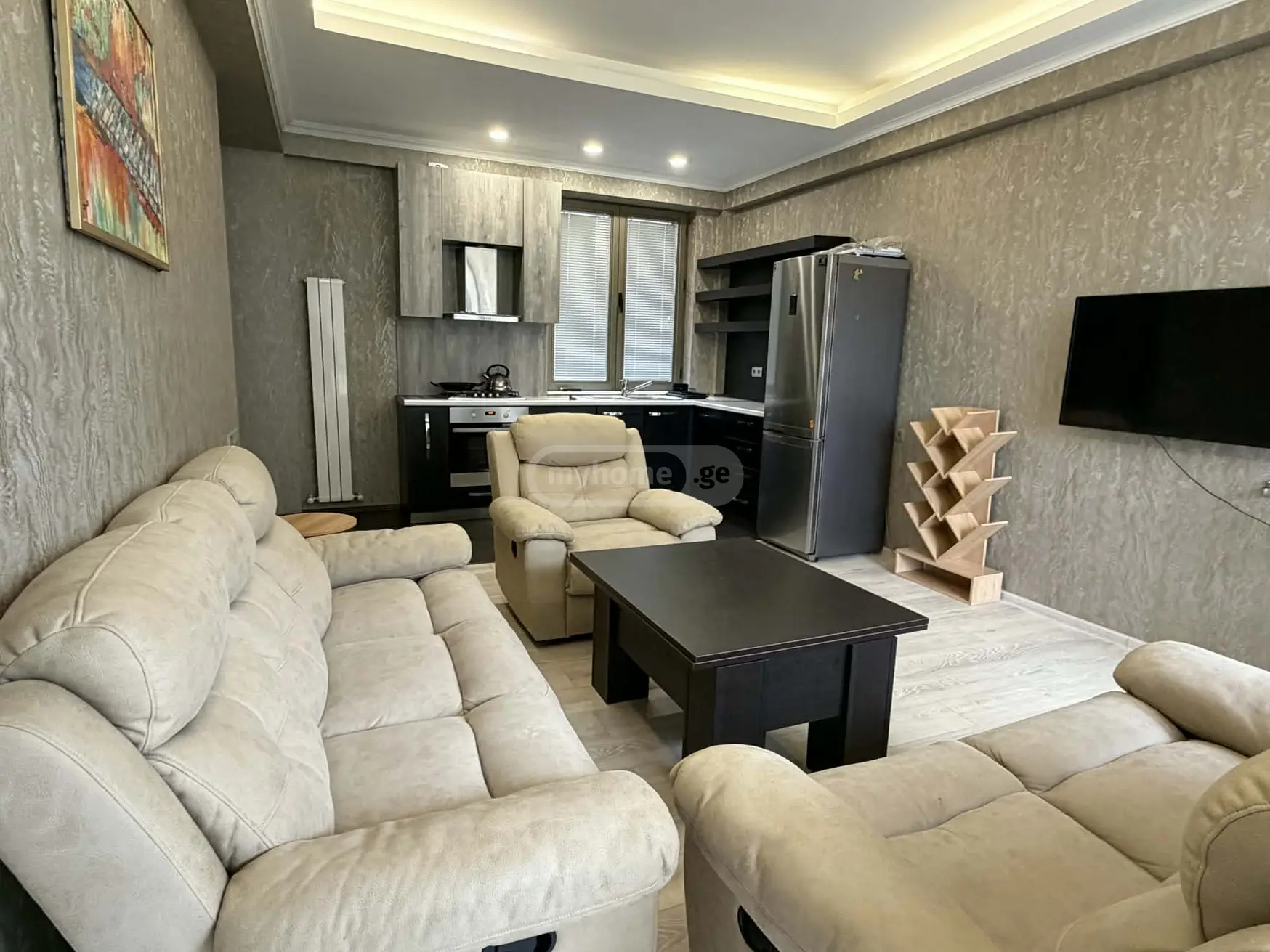  For Rent 2 room  Apartment in Saburtalo dist.  in Tamarashvili st. 