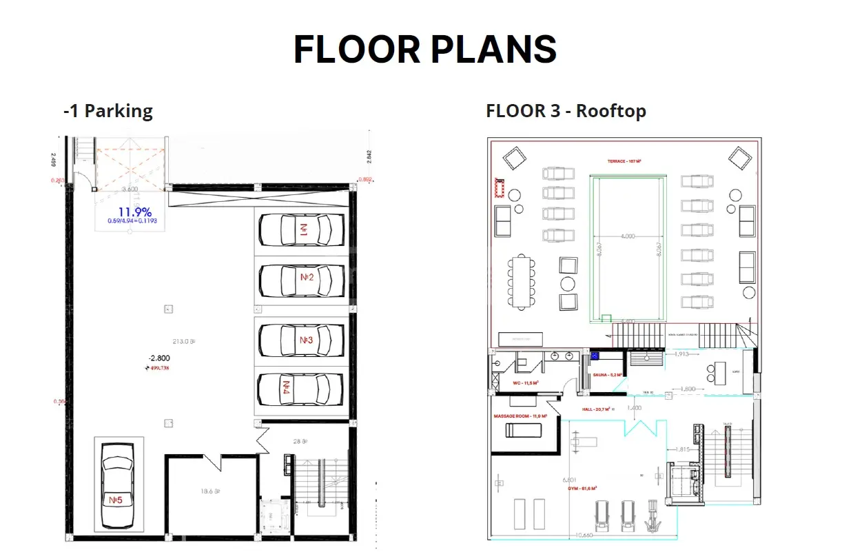  For Sale 1040 m² space Private House in Vake dist.  in T.Tabidze st. 