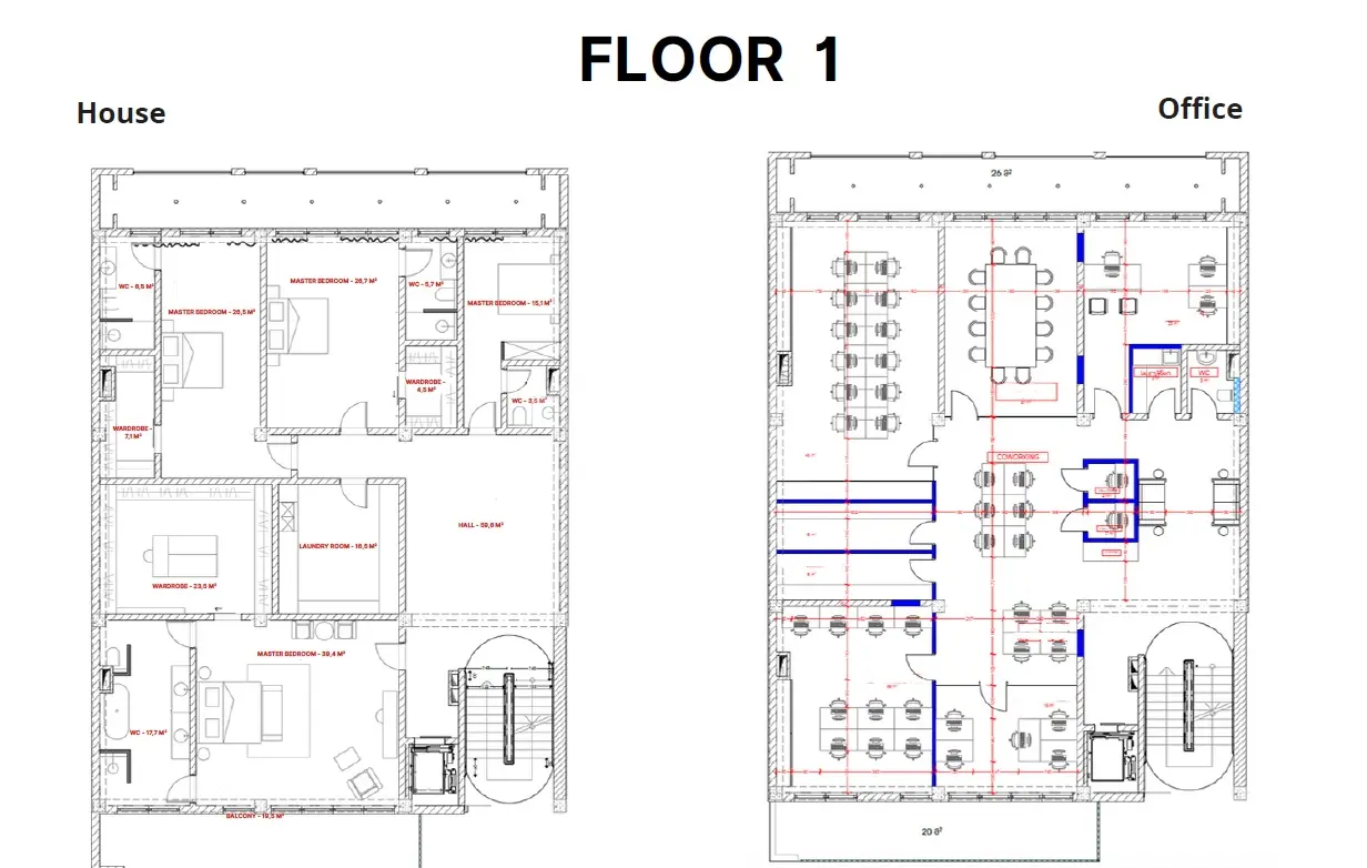 For Sale 1040 m² space Private House in Vake dist.  in T.Tabidze st. 