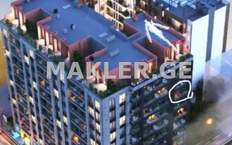  Satılık 4   Daire in Saburtalo dist.  in Gagarini St.. 