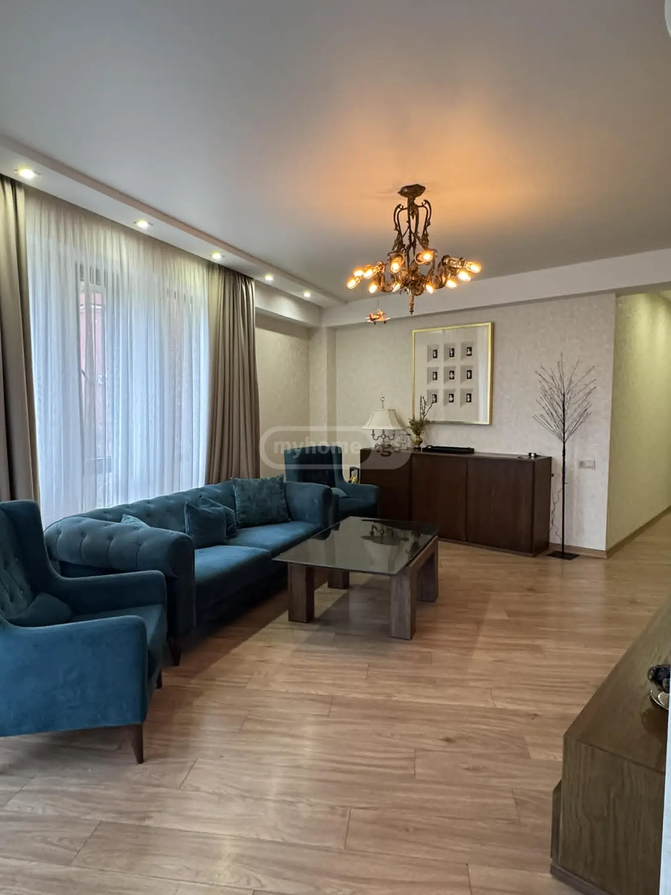  For Rent 3 room  Apartment in Vake dist.  in N. Djvania st. 