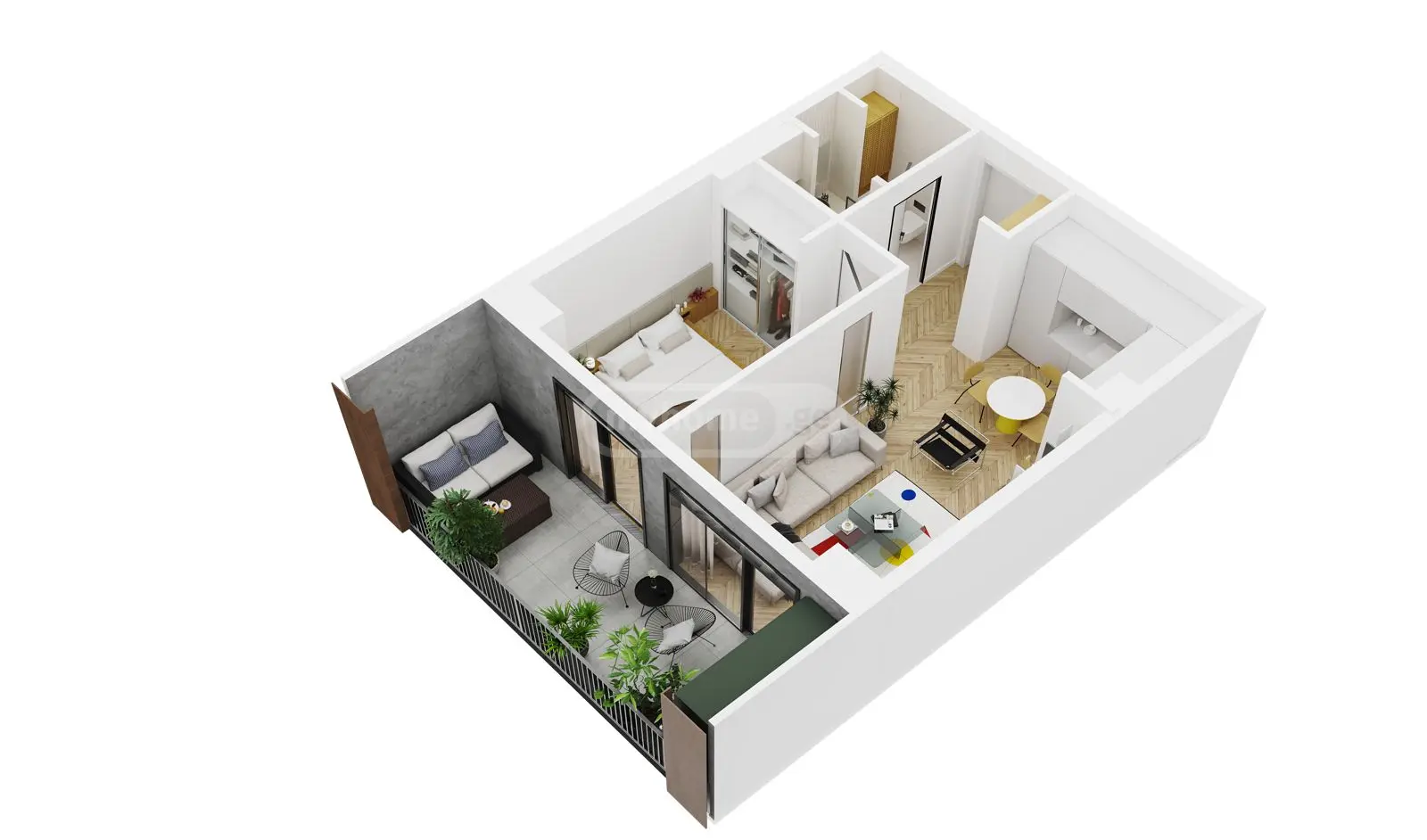  Satılık 2   Daire in Saburtalo dist.  in Ana Politkovskaya st. 