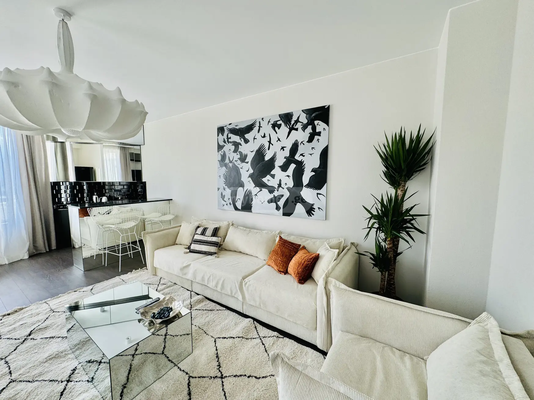  For Rent 3 room  Apartment in Saburtalo dist.  in Shartava st. 