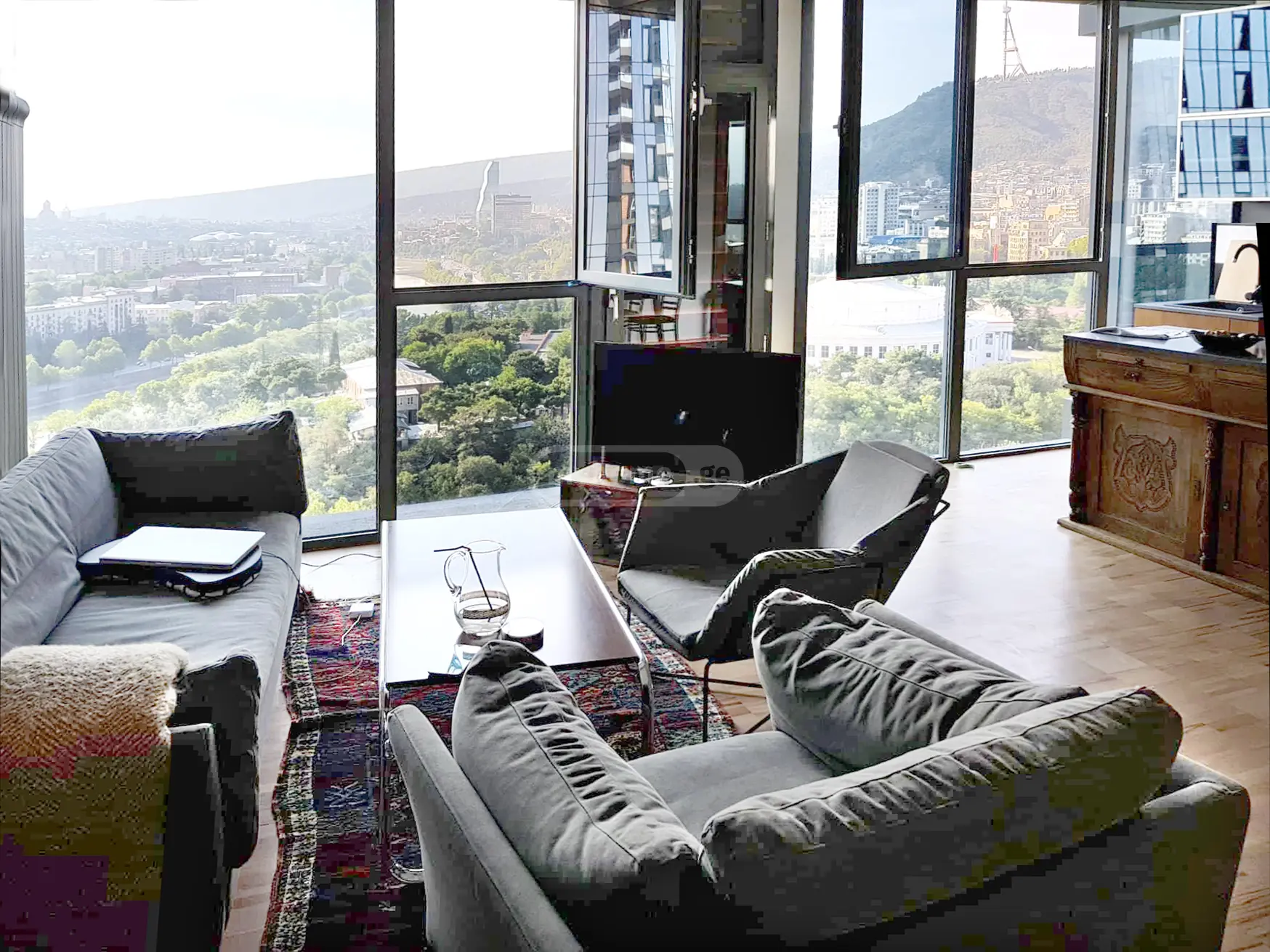  For Rent 3 room  Apartment in Saburtalo dist.  in M.Aleksidze st. 