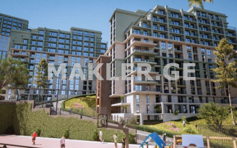  იყიდება მშენებარე ბინა საბურთალოზე  მინდელის ქუჩაზე 