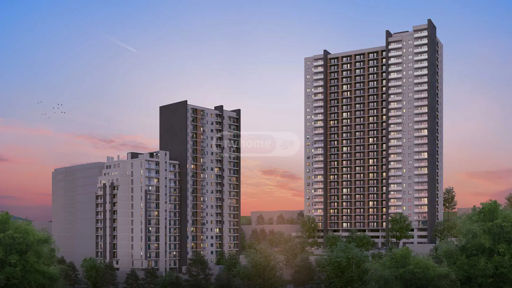  Продается 2 комнатная  Квартира в Сабуртало  на ул. Нуцубидзе 