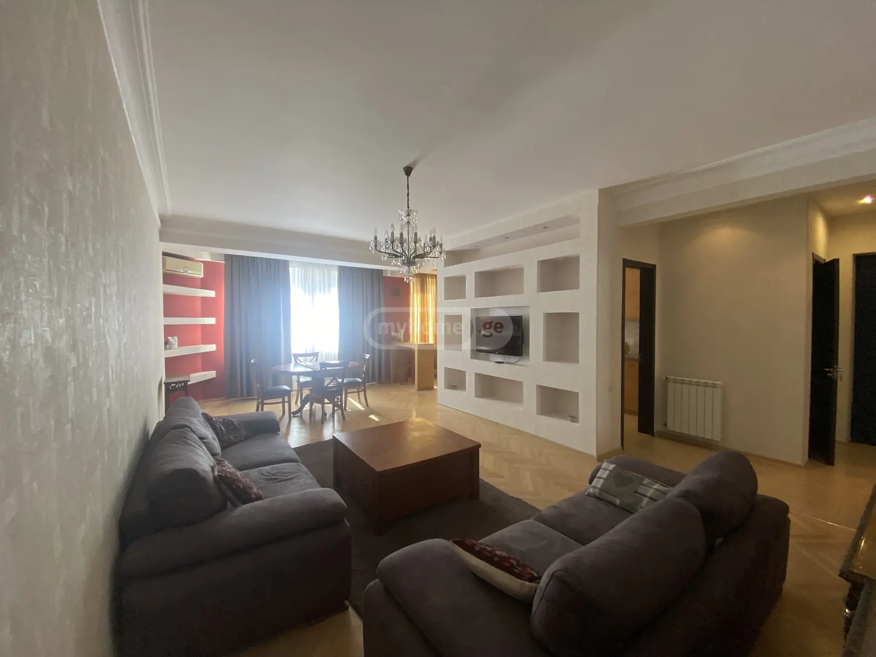 For Rent 3 room  Apartment in Mtatsminda dist. (Old Tbilisi)  in Shevchenko st. 